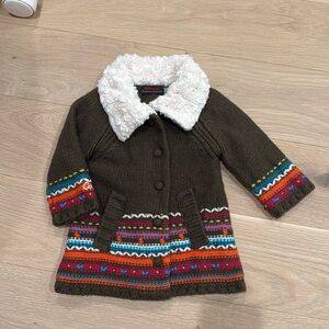 Knit wool coat from Catmini fully lined 12 months